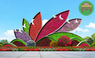 秀洲仿真綠雕五色草綠雕植物綠雕價(jià)格優(yōu)之林景觀