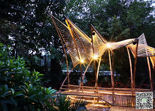 南沙:竹文化藝術節(jié)展覽 竹景觀-境道原竹