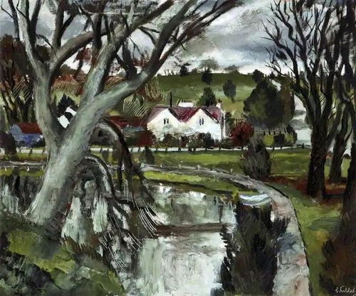 英國藝術(shù)家羅蘭·蘇達(dá)比的靜物與風(fēng)景油畫 景觀藝術(shù)的靜謐與詩意